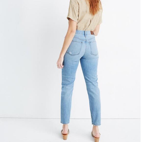 Madewell | The Perfect Vintage Jean in Duncannon Wash: Ripped Edition Size 24 - Picture 12 of 13